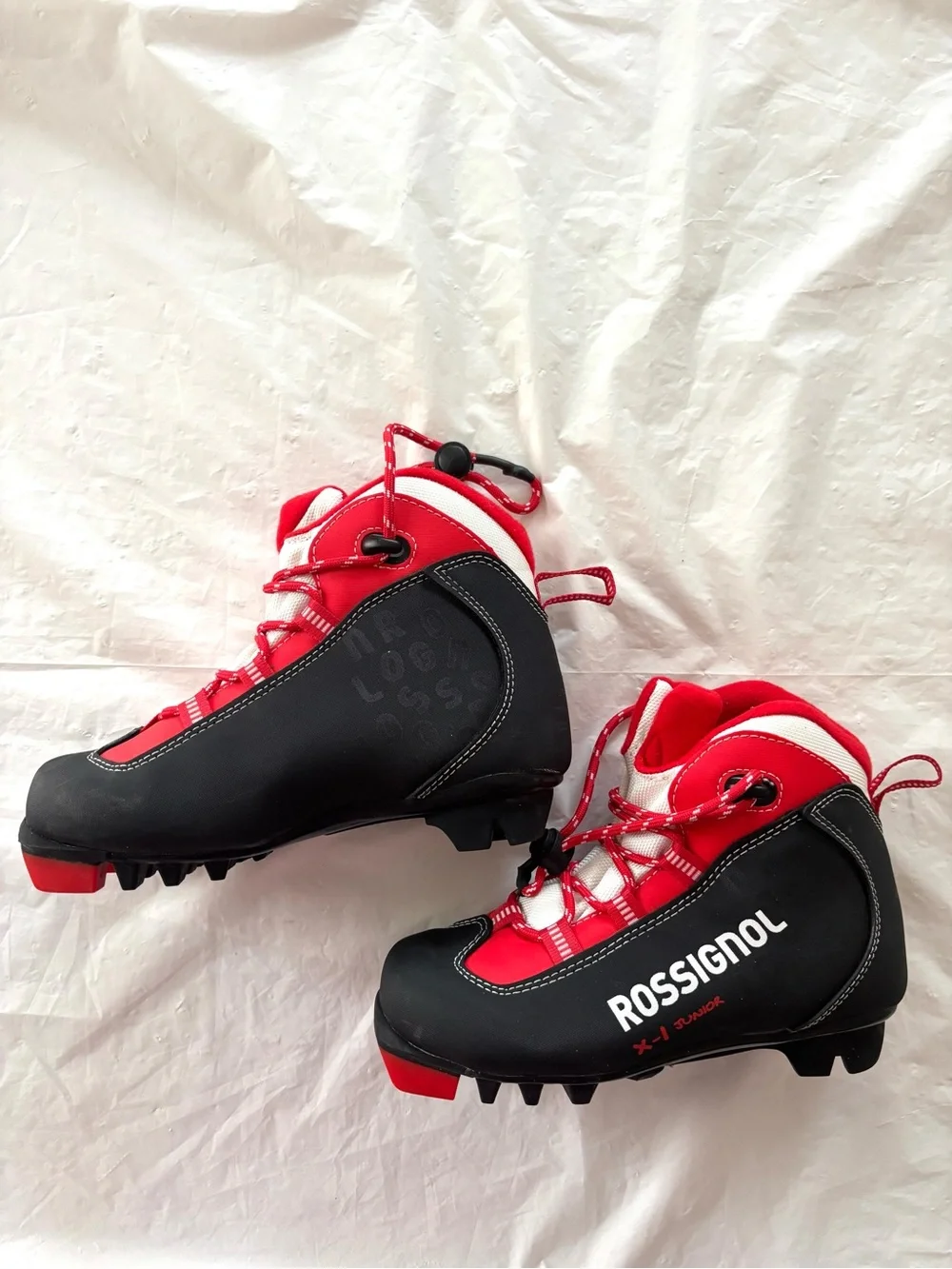 NWOT Rossignol X1 Jr Red blk Nordic Cross Country Ski Boots SZ 2 Youth EU SZ 33